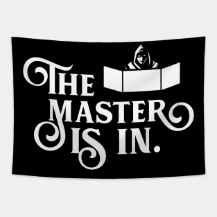 The Master is In - Tabletop Game Master TRPG Tabletop RPG Gaming Addict Tapestry