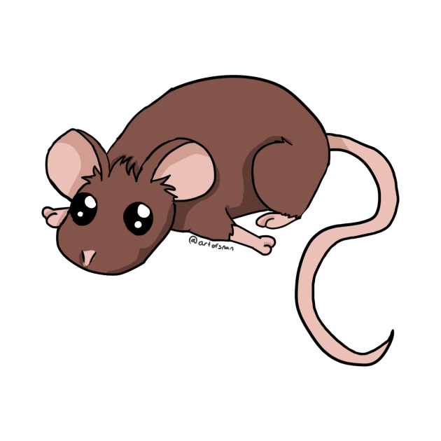 A little Mousie - Brown by tearsforlu