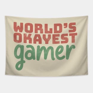 World's Okayest Gamer Tapestry