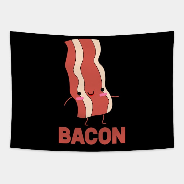 Bacon and Egg Matching Couple Shirt Tapestry by SusurrationStudio