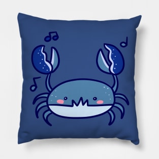 Musical Blue Crab Pillow