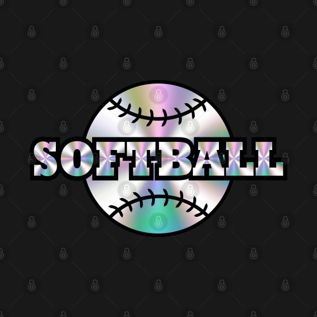 Softball Holographic by PureJoyCraft