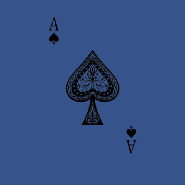 Discover Ace Of Spade Playing Card - Ace Of Spades - T-Shirt