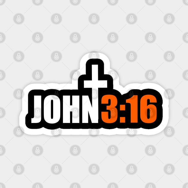 John 3: 16 Christian Gift Magnet by Douglas's Store 3