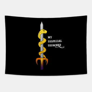 My SSSpecial SSSword Tapestry