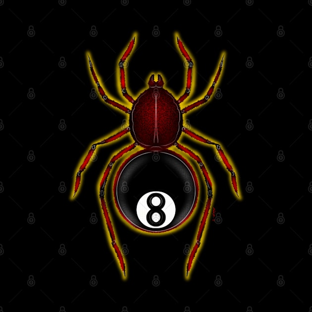 8 ball  spider by Chillateez 