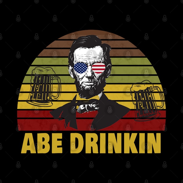 Abe drinkin by Magic Arts