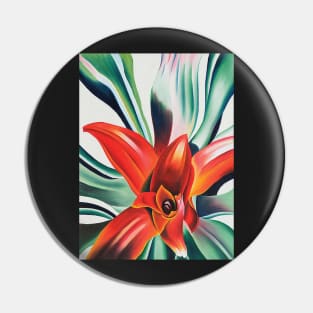 Georgia O'Keeffe - georgia o keeffe red flower green leaves Pin