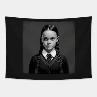 ADDAMS Family, Wednesday-inspired design, Tapestry