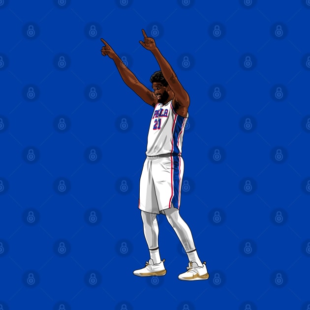 Joel Embiid aka The Process by origin illustrations