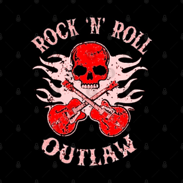 Rock 'n' Roll Outlaw (Colour 2) by CosmicAngerDesign