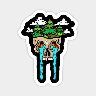 Nature skull Magnet