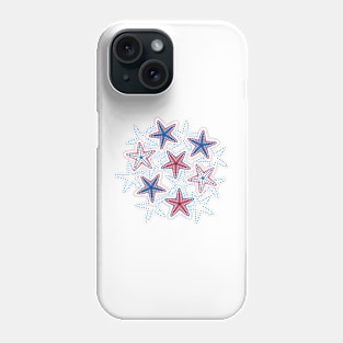 Sea stars pattern Phone Case