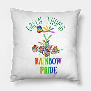 Green Thumb, Rainbow Pride - Gardening Pillow