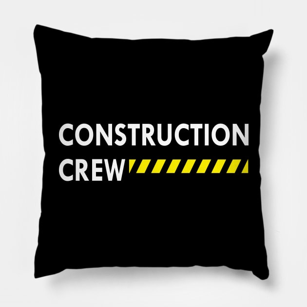 Construction Crew Pillow by KC Happy Shop