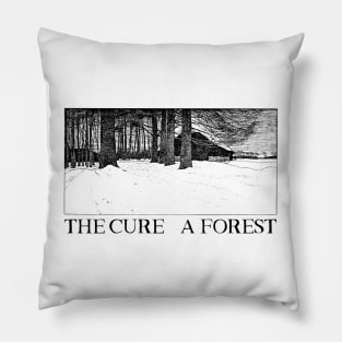 A Forest -- Original Retro Fan Art Design Pillow