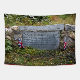 Grave Of British Soldiers Tapestry