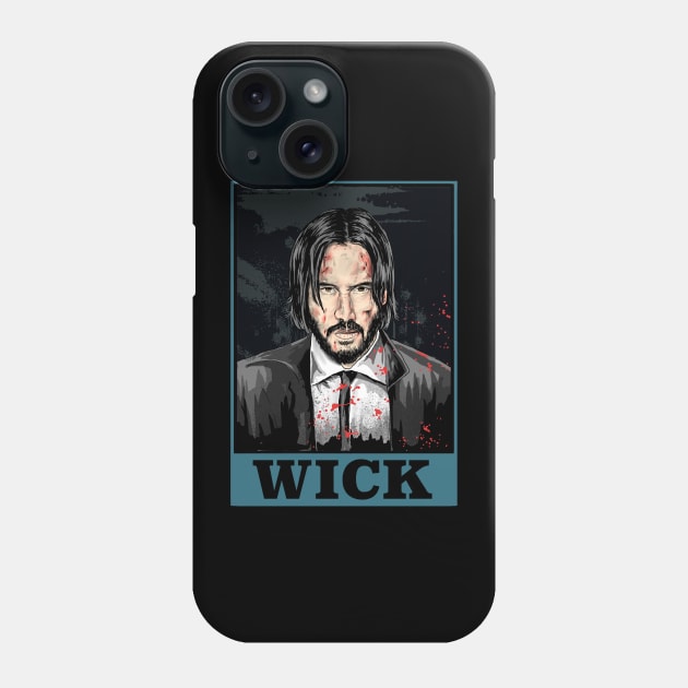 JOHN WICK fan art Phone Case by AMOS_STUDIO