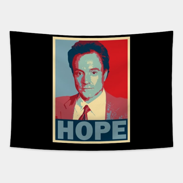 Hope Poster Style Fan 2 Tapestry by RODRIGO-GIMRICH