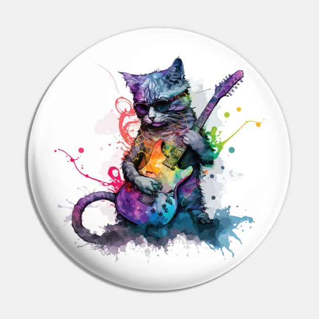 Musical cat Pin by vectrus