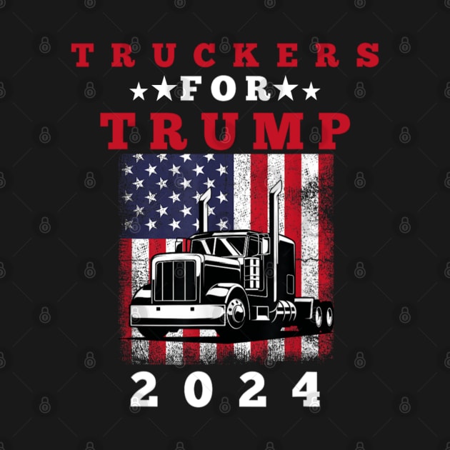 Truckers For Trump 2024 by Emily Ava 1