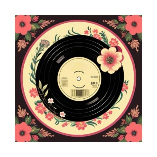 Vintage Floral Album Cover T-Shirt