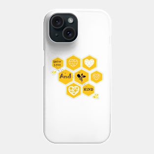 Show love and bee kind Phone Case