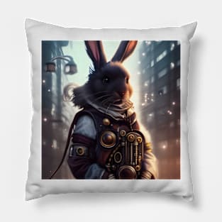 RAIbbit in the City Pillow