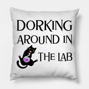 Dorking Around in the Lab Pillow