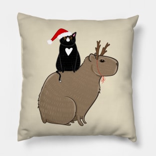 Capy Christmas! Pillow