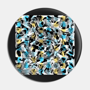Lovely abstraction in blue and grey Pin