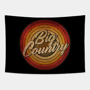 arjunthemaniac,circle retro faded big country Tapestry