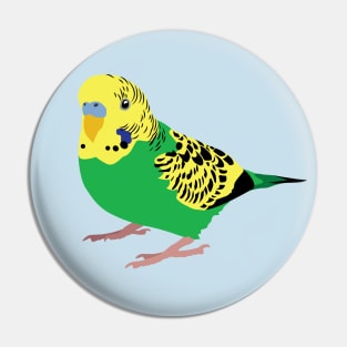 Green Budgie Pin