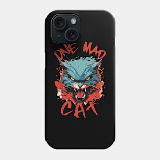 One Mad Cat Phone Case