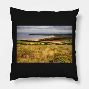 Oxwich Bay from Cefn Bryn, Gower Pillow