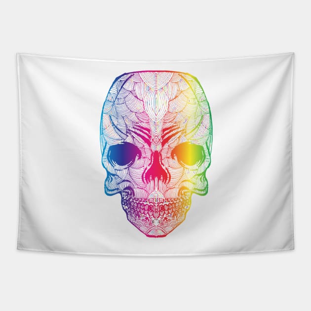 SKULL Tapestry by Pradeep Chauhan