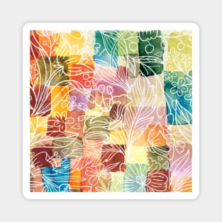 Abstract pattern Magnet