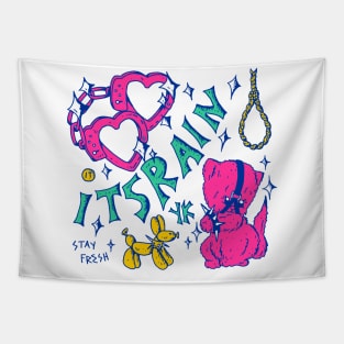 cartoon doddle Tapestry