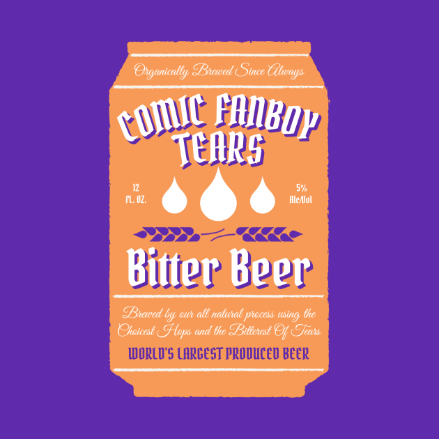 Comic Fanboy Tears Bitter Beer - Can by FangirlFuel