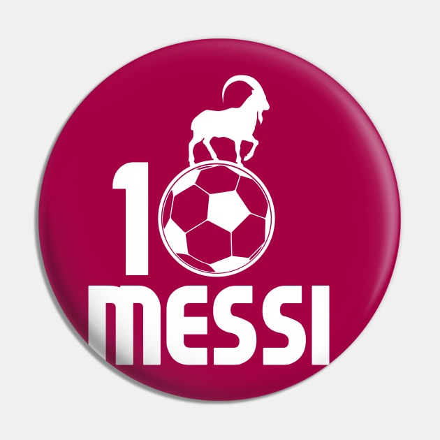 Messi GOAT Pin by justSVGs
