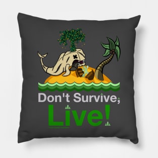 Greedy Ragdoll Motto Pillow