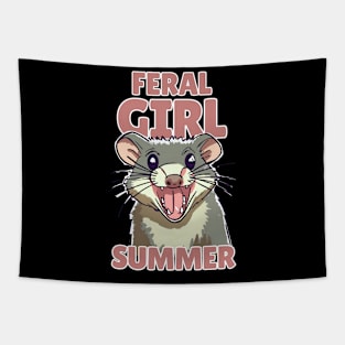 Feral Girl Summer Tapestry