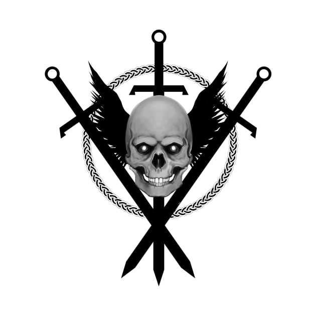 Skull and Swords by Haroldrod