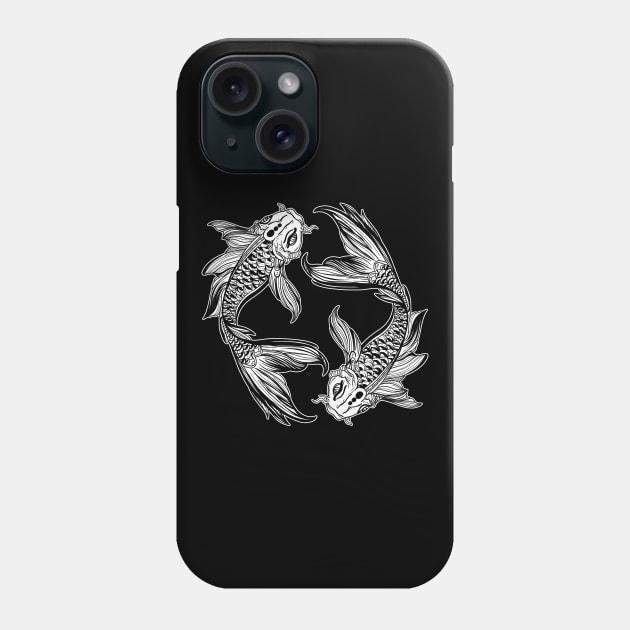 Koi Fish Phone Case by valentinahramov