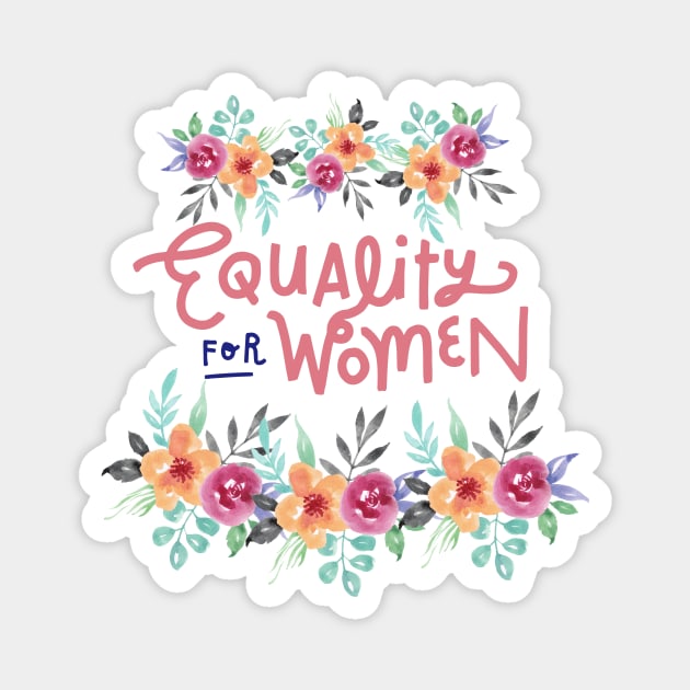 Equality women Magnet by François Belchior