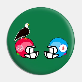 eagle and helmets Pin