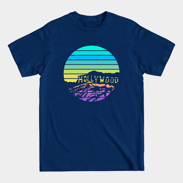 Hollywood Retro Vintage Sunset - Hollywood - T-Shirt