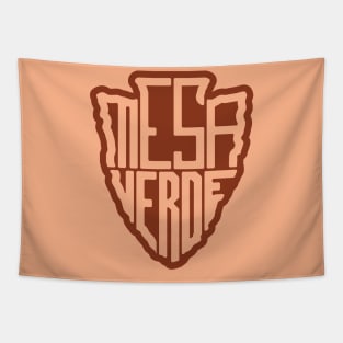 Mesa Verde National Park name arrowhead Tapestry