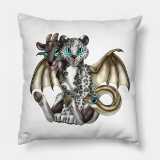 Chimera Cubs: Snow Leopard Pillow