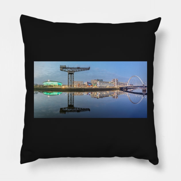 Glasgow City Reflections Pillow by TMcG72